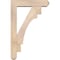 Ekena Millwork Merced Craftsman Smooth Bracket w/ Offset Brace, Douglas Fir, 5 1/2"W x 22"D x 34"H BKT0604X22X34MRC04SDF - alternate 2